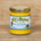 Jar of Down East Schooner mustard