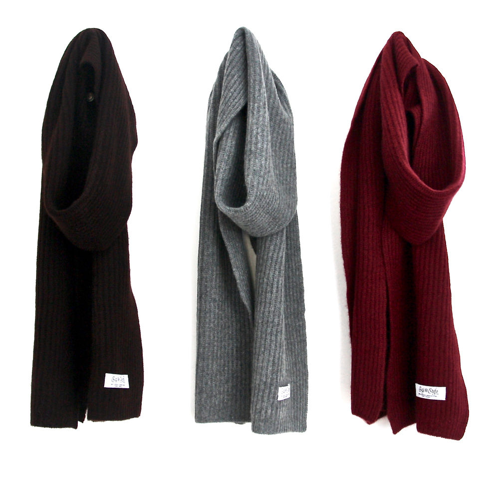 Thumbnail: The Ribbed Scarf - Chocolate