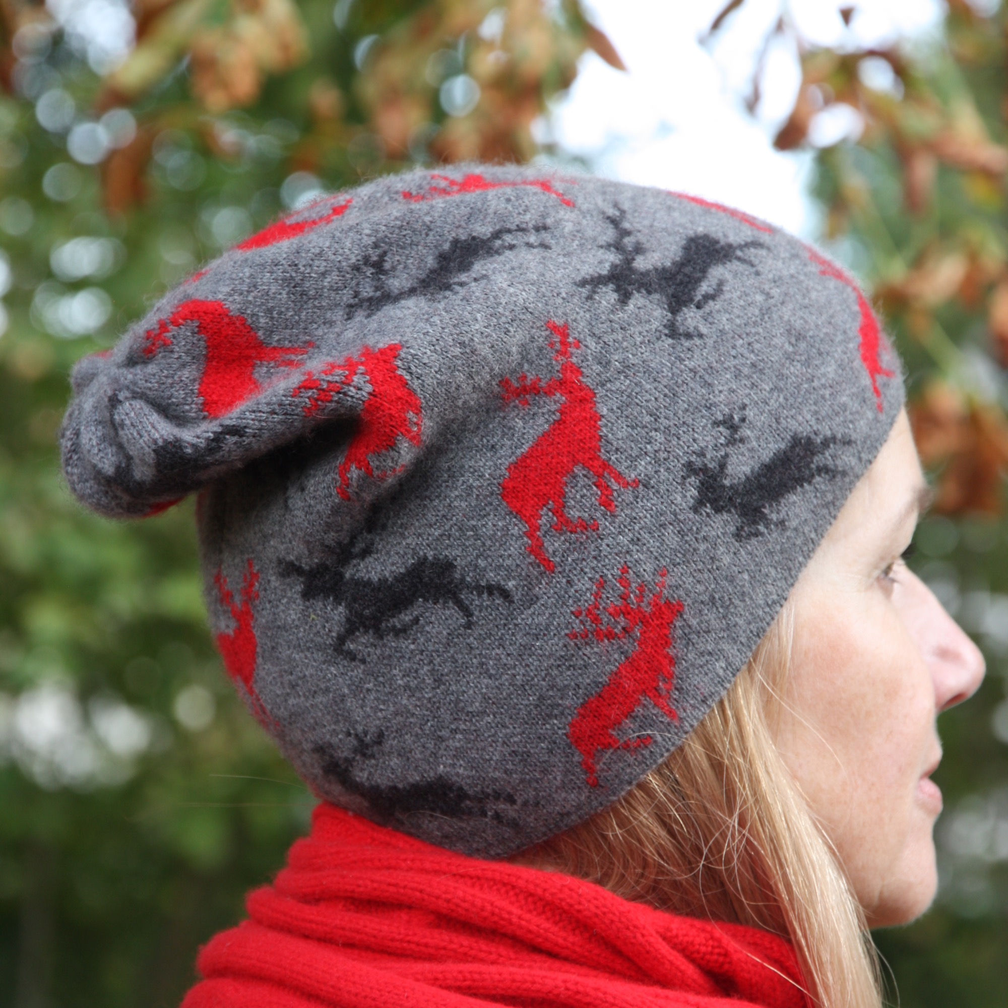 The Deer Beanie - Slate