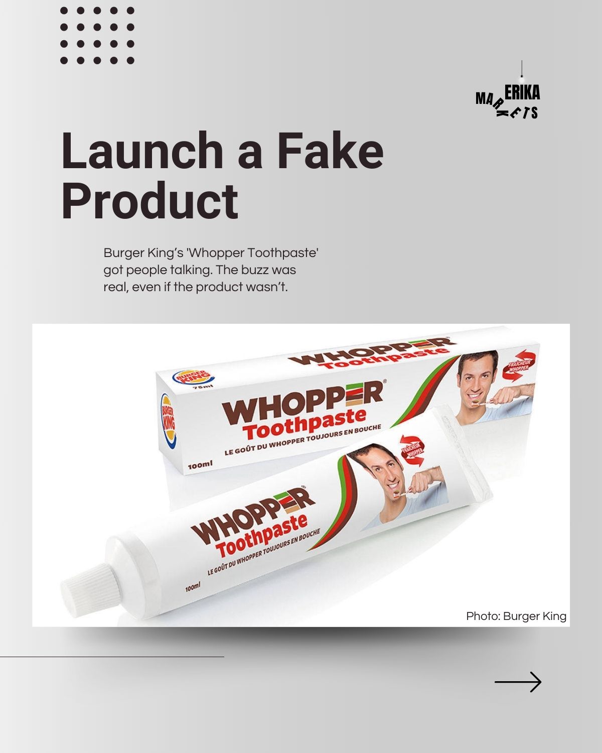 Marketing idea: Launch a fake product