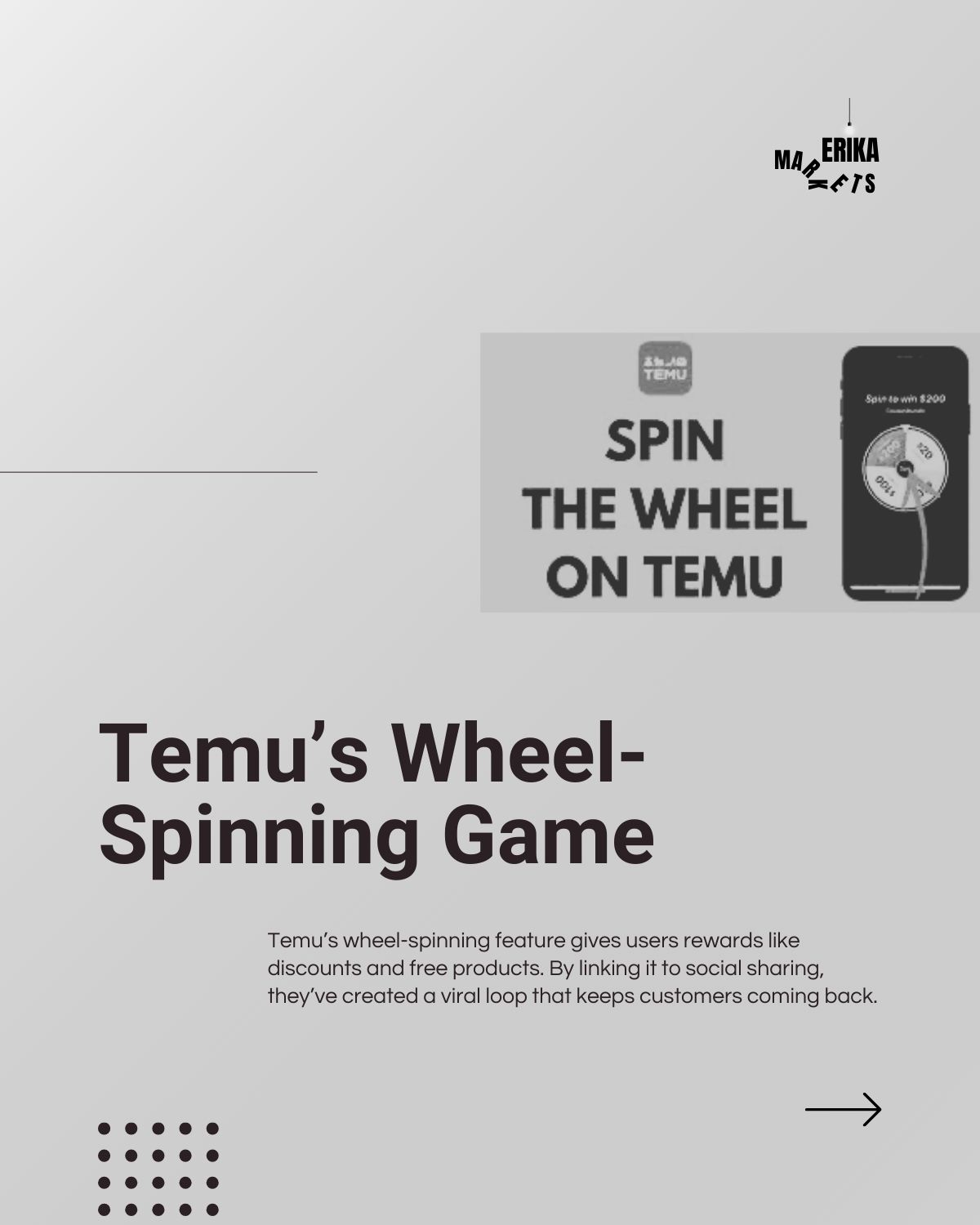 Temu's spinning wheel - gamification in marketing