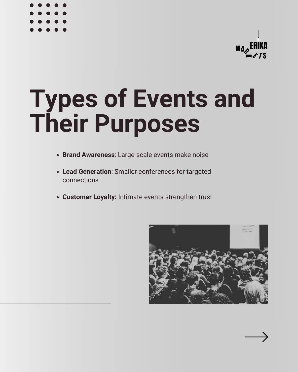 Types of events in marketing
