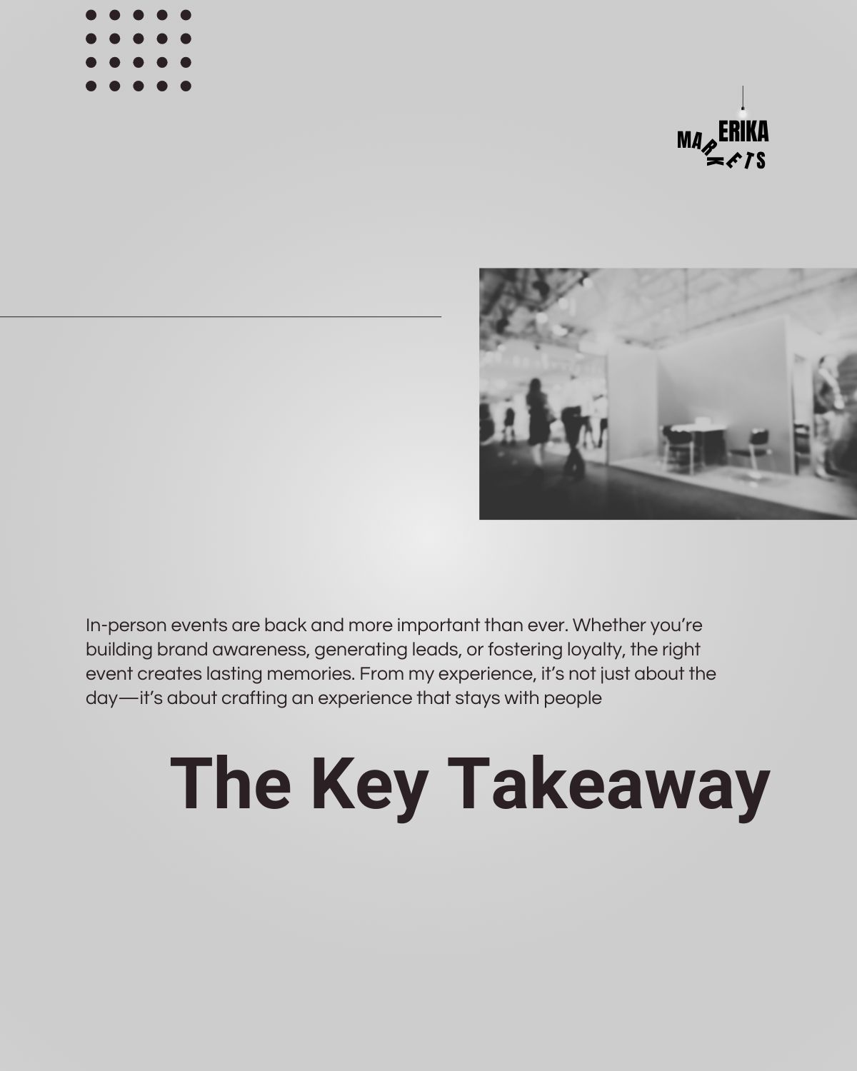 Events in marketing - why they matter?