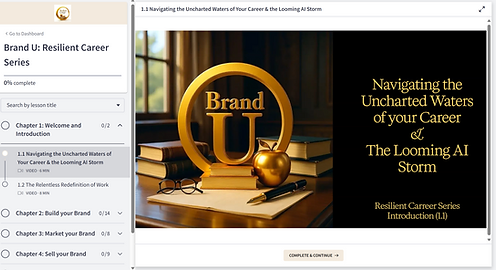 Image of Brand U Resilient Career Series Course