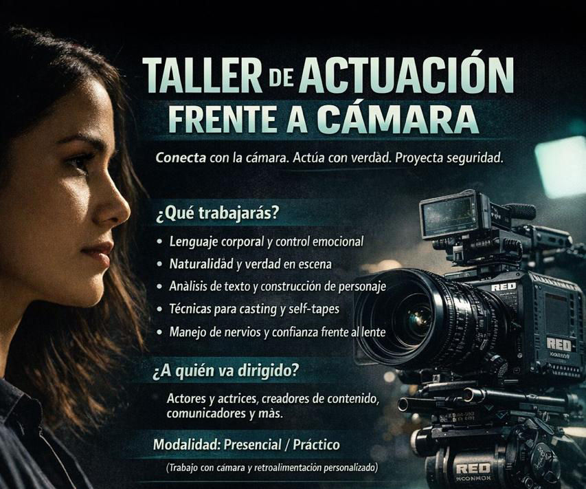 Taller de Actuación Frente a Cámara