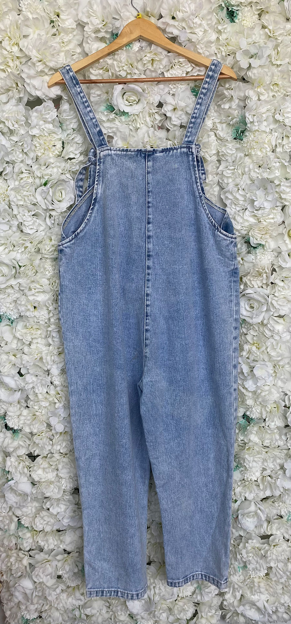 Thumbnail: 🌸 Decjuba Denim Overalls Sz M