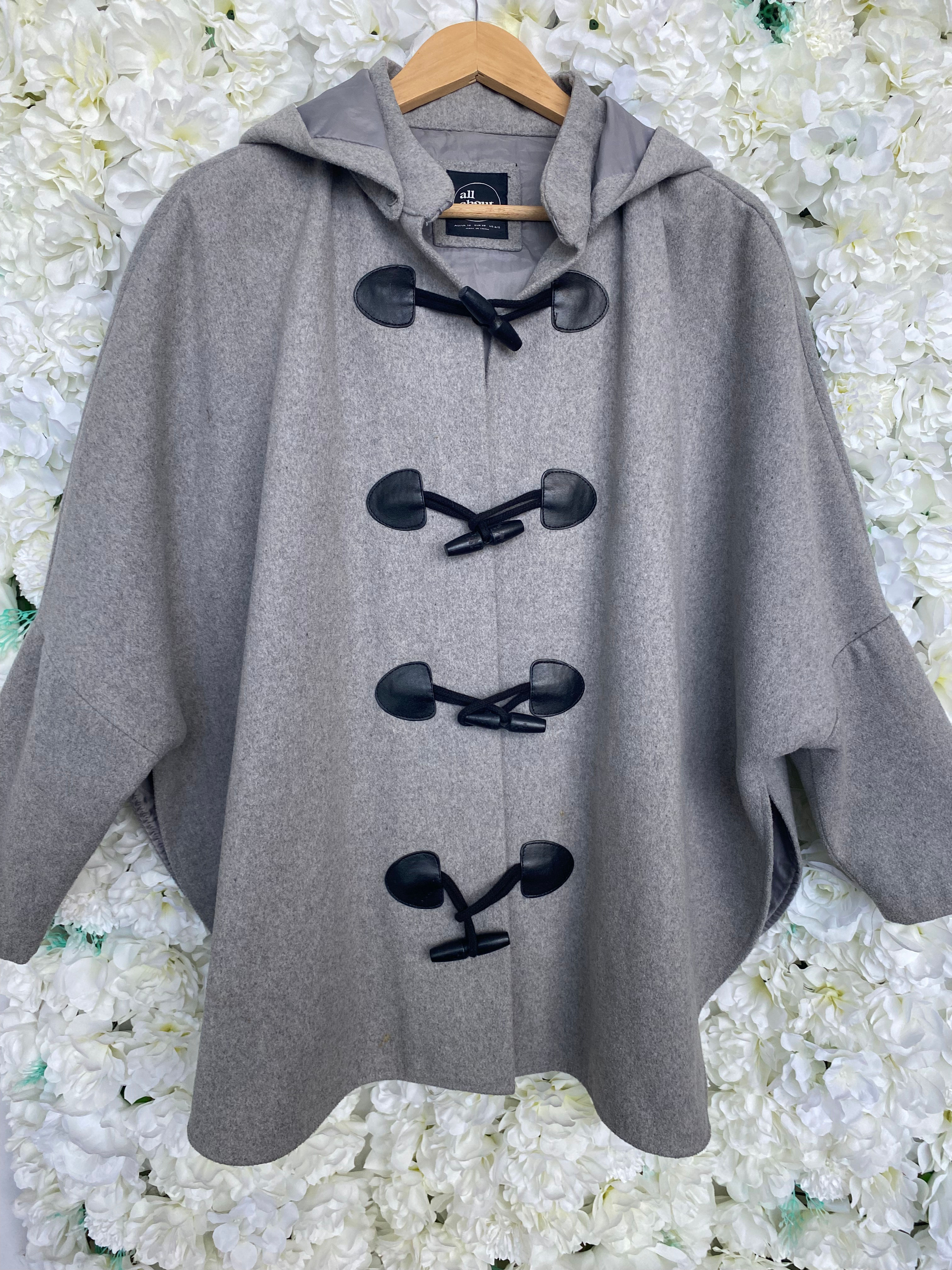 🌸 All About Eve Wool Mix Poncho Sz M
