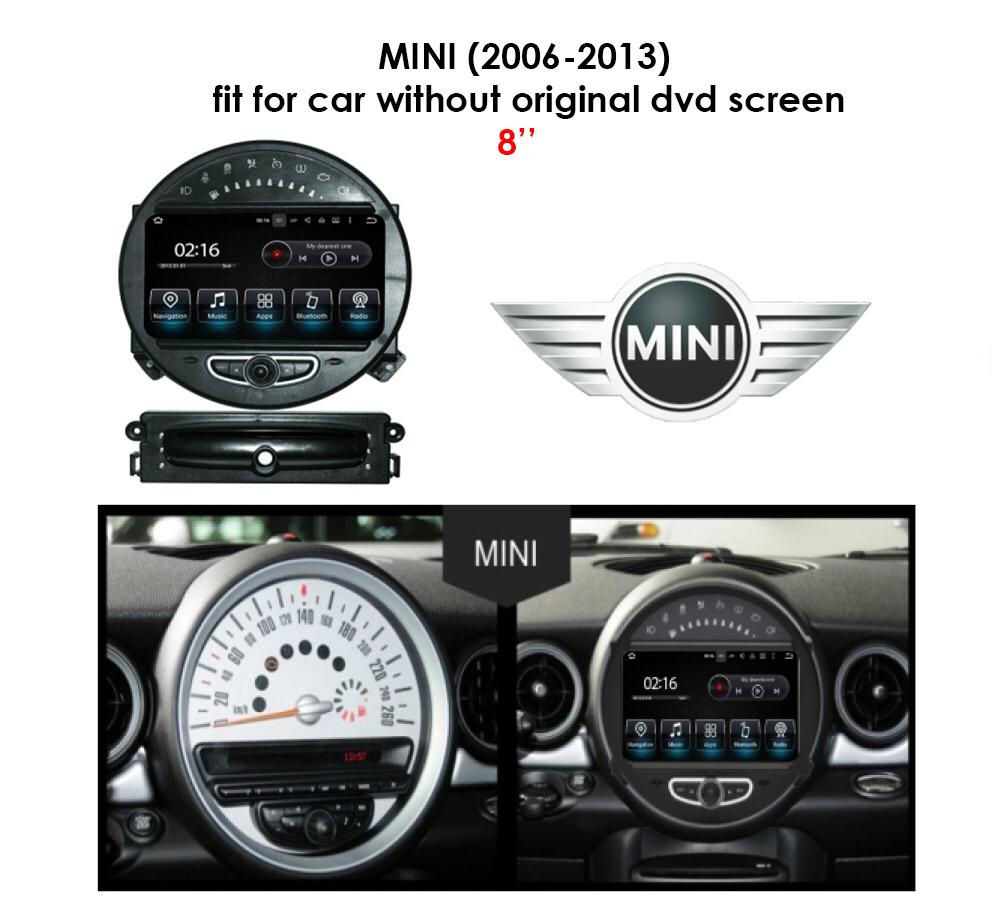 Android 9.0 PX5 for Mini 2006-2013 8"