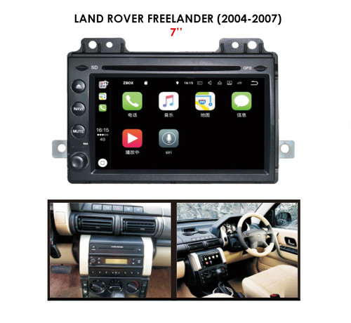 Navigation screen upgrade for Land Rover Freelander 2004 - 2007 7