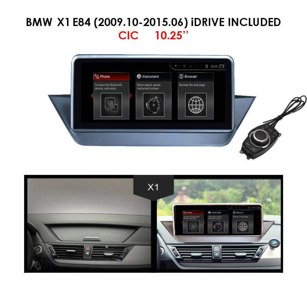 Android 9.0 MT for BMW X1 2009.10-2015.06 E84 10.25"