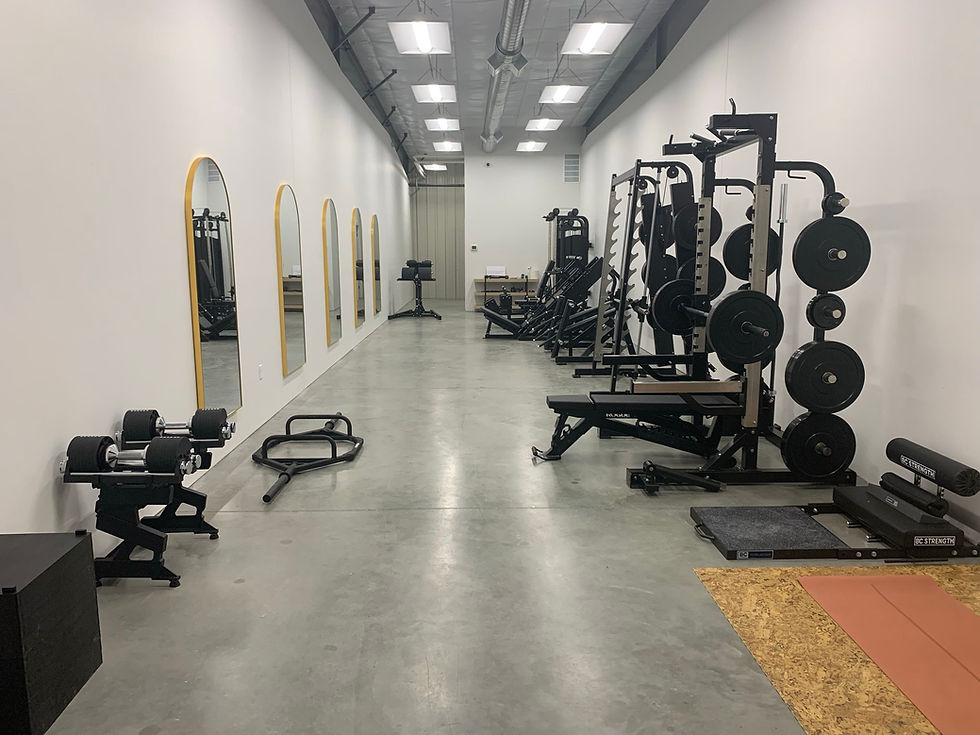 Commercial grade gym equipment at Gym Pods in Manhattan, Kansas