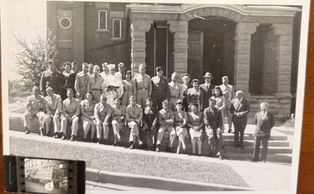 Jewish Servicemen visiting Temple Aaron, Rosh Hashana, 1944