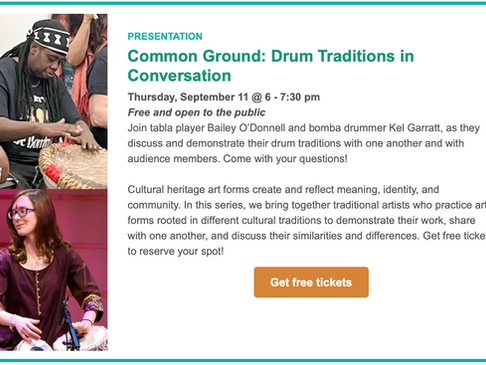 Common Ground: Drum Traditions in Conversation
