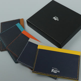 Making 220 Custom Leather Card Holders: Korean Tourism Organization Collaboration Process