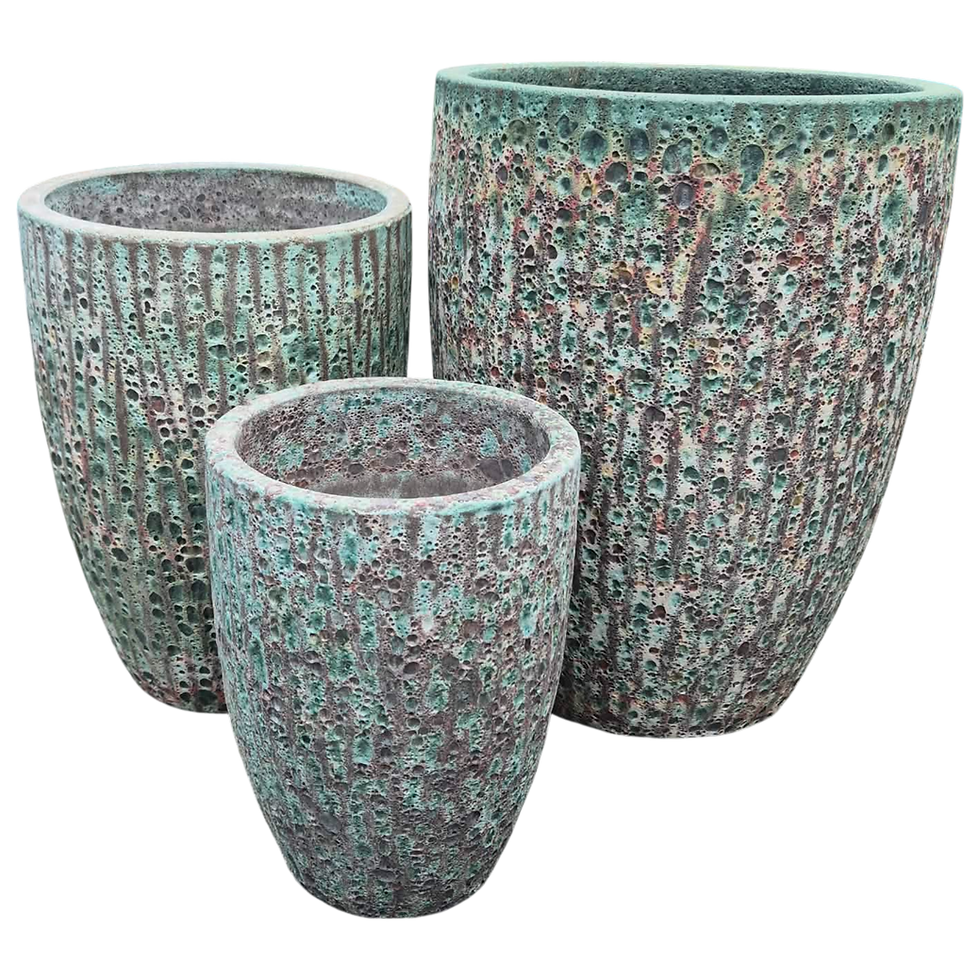 Thumbnail: Bubble Glazed Crucible Pot