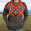Thumbnail: Grey, Black and  Red Aztec Sweatshirt