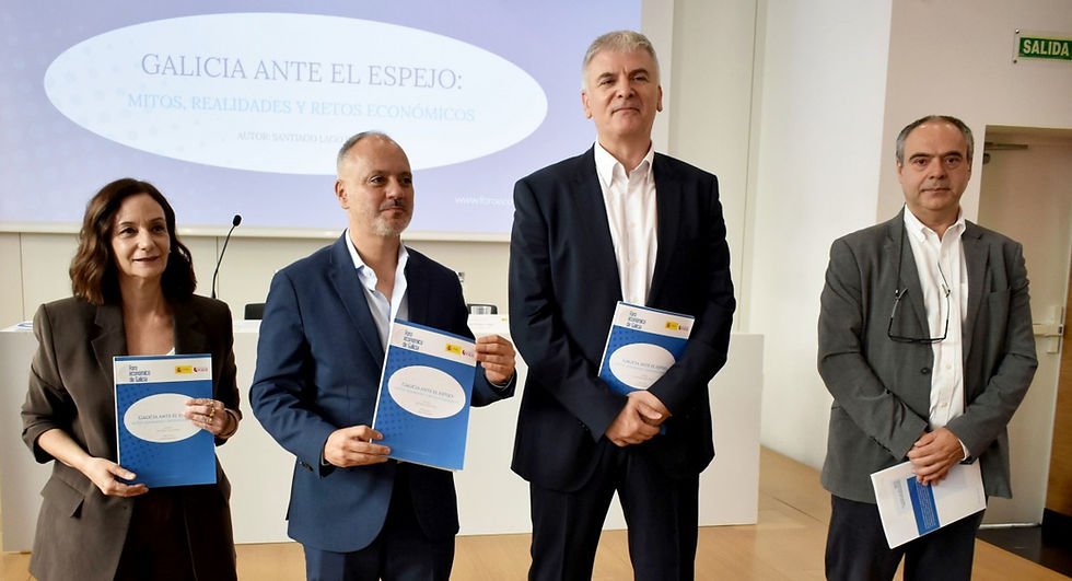 Santiago Lago Peñas Presents New Book on Galicia’s Economic Challenges