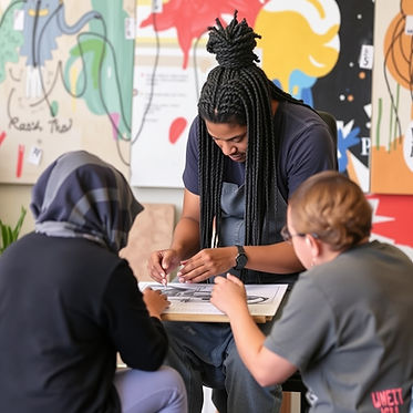 connecting learners with local, unemployed, and disabled artists, we empower creatives to