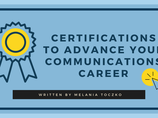 Certifications to Advance Your Communications Career