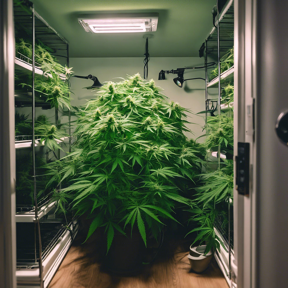 closet cannabis grow