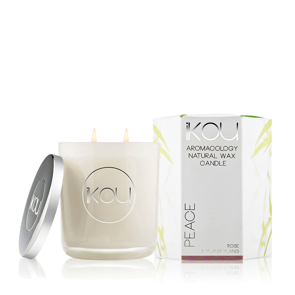 ECO-LUXURY CANDLE GLASS PEACE