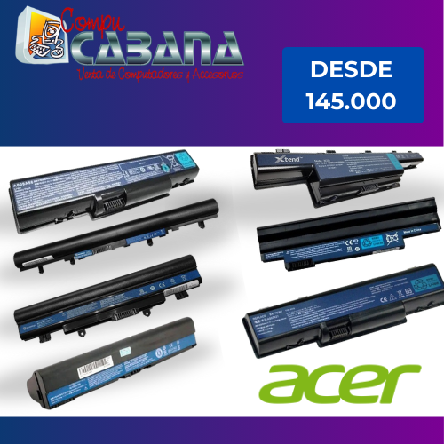 BATERIAS PARA PORTATILES ACER