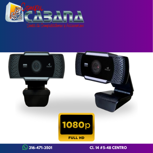 Kisonli HD-1080/ FULL HD/ frame 30fps/ USB/ Negra