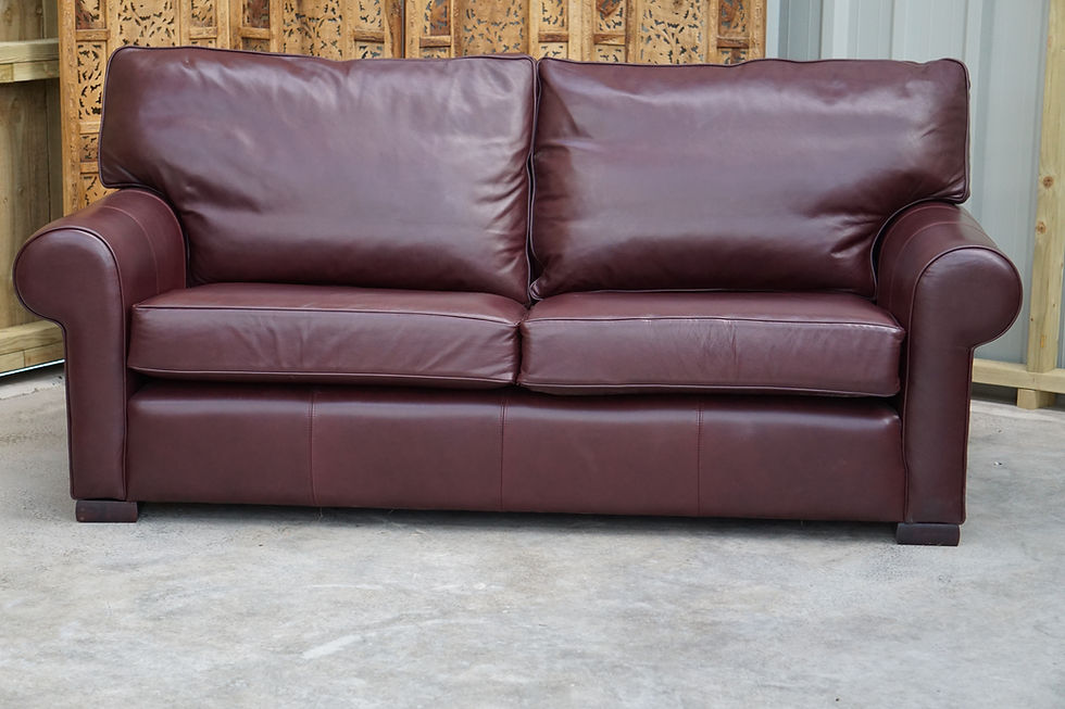Multiyork Conker Brown Leather 2.5 Seater Sofa