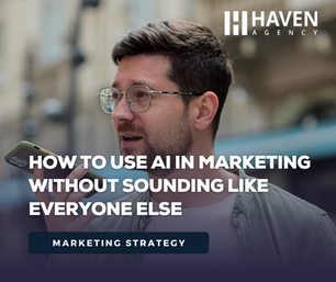 How to use AI in marketing without sounding like everyone else