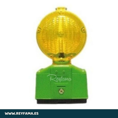 Baliza Señalización para la obra con dos baterías