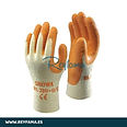 Guante de poliéster-algodón naranja 310GRIP Showa