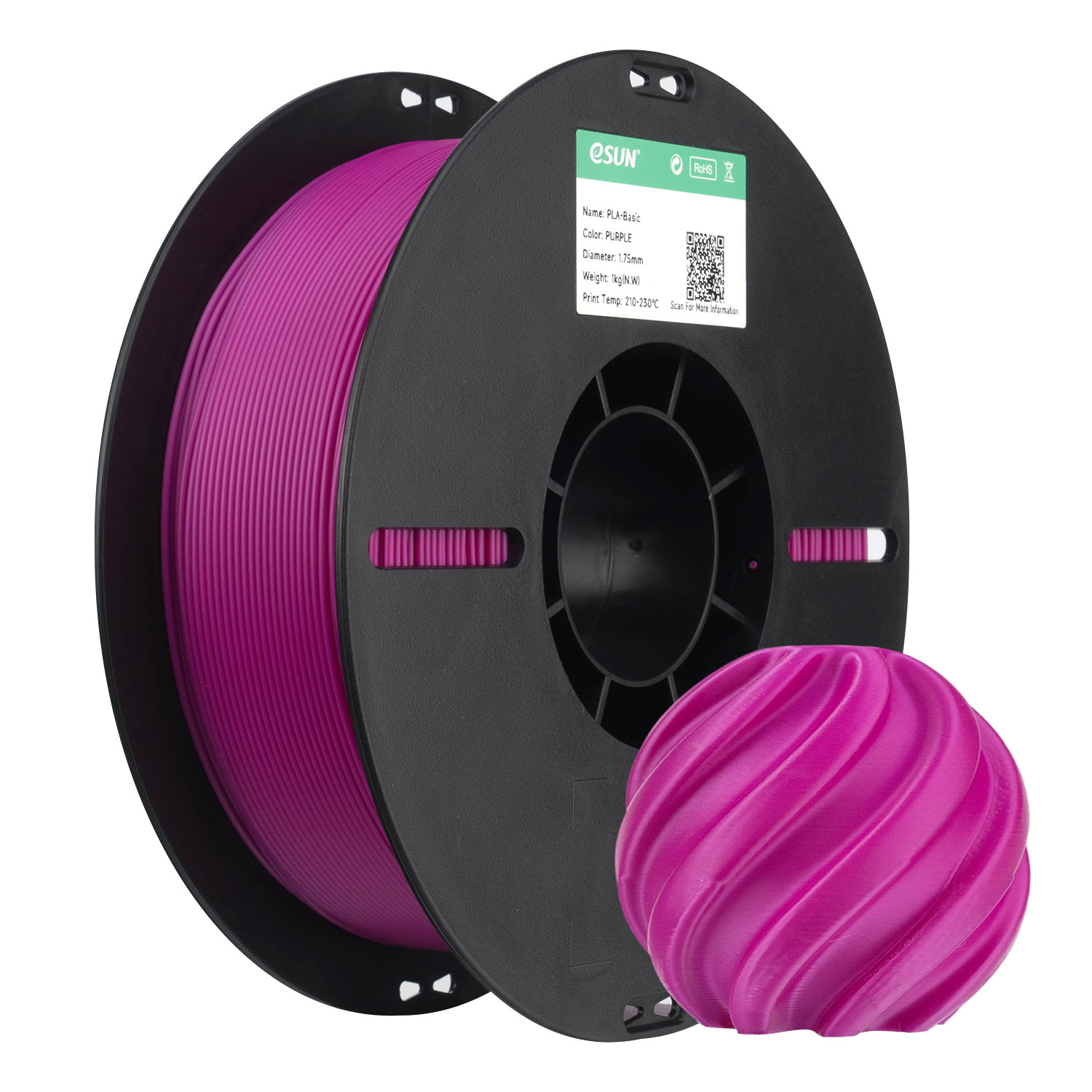 FILAMENTO ESUN PLA BASIC ROXOPURPLE