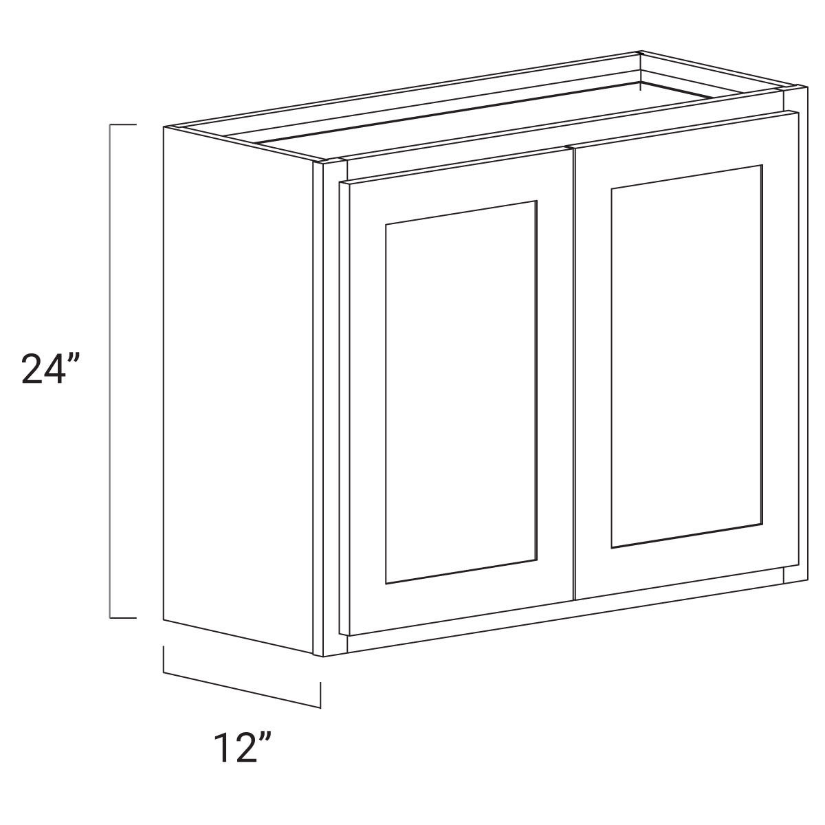 LEXINGTON 36"x24" Wall W3624 ASSEMBLED