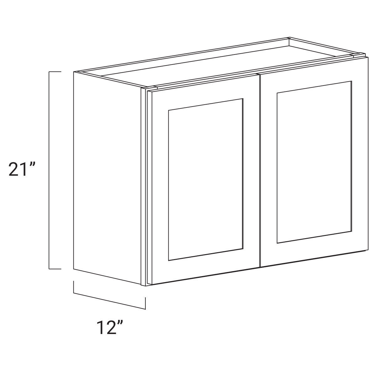 30"x 21" Wall Bridge W3021 ASSEMBLED