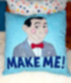 Pee Wee Pillow Front