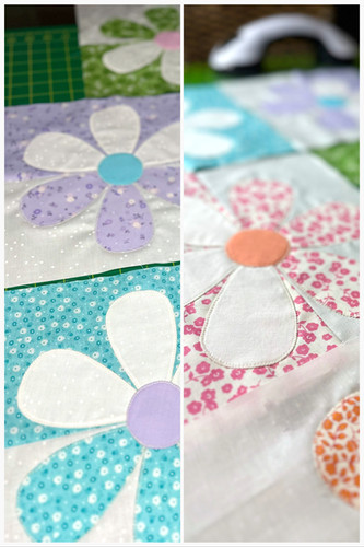 Crazy for Daizies Quilt Block - Daisy Quilt Block Pattern | Belle