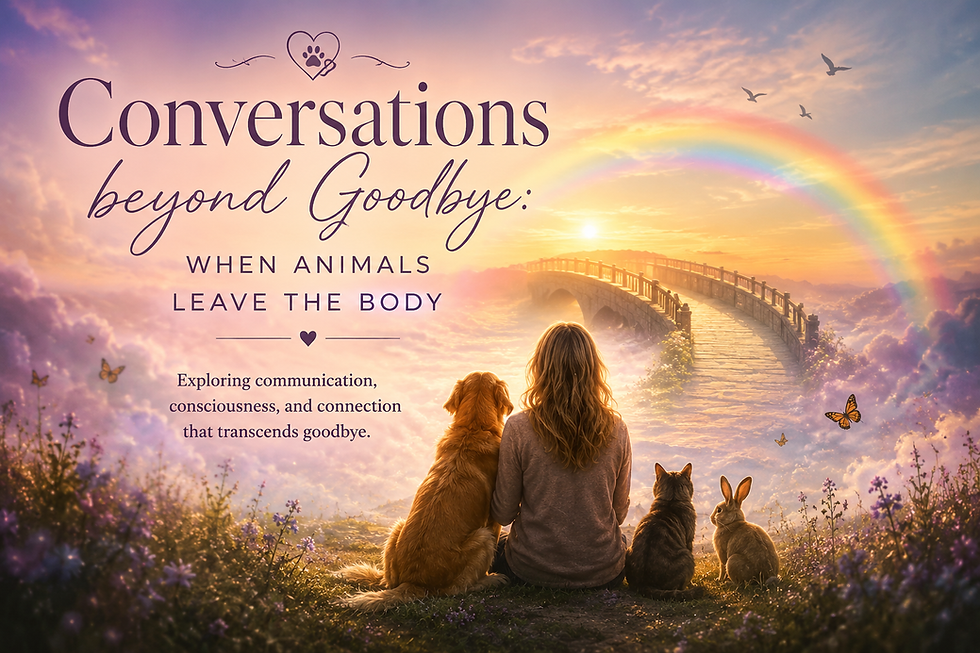 Conversations Beyond Goodbye: When Animals Leave the Body