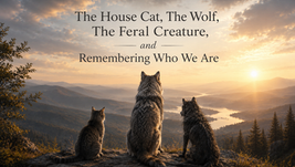 The House Cat, The Wolf, The Feral Creature, and Remembering Who We Are