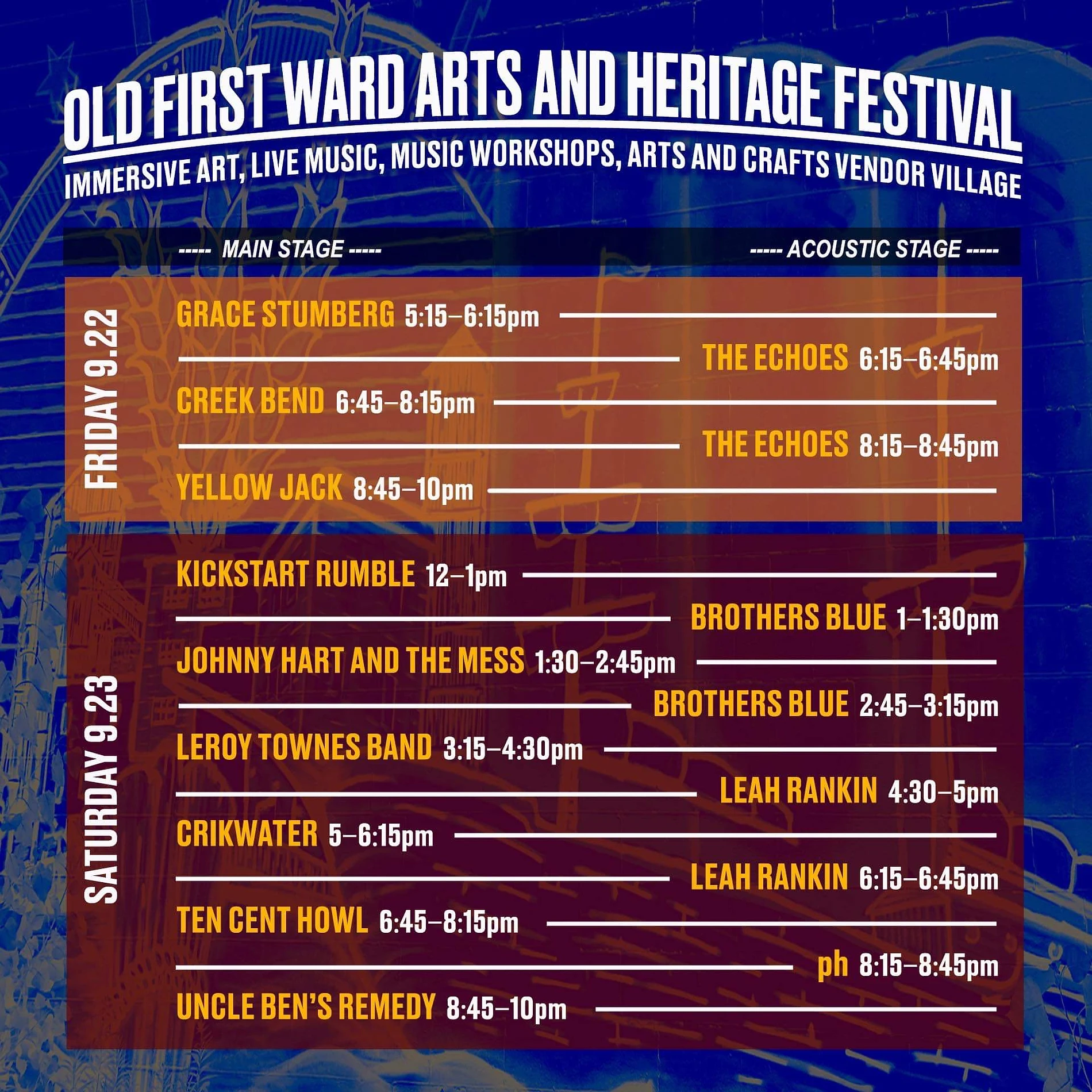 Old First Ward Arts and Heritage Festival