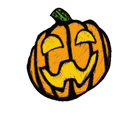 Jack-O-Lantern Freaky Snap Sticker.gif