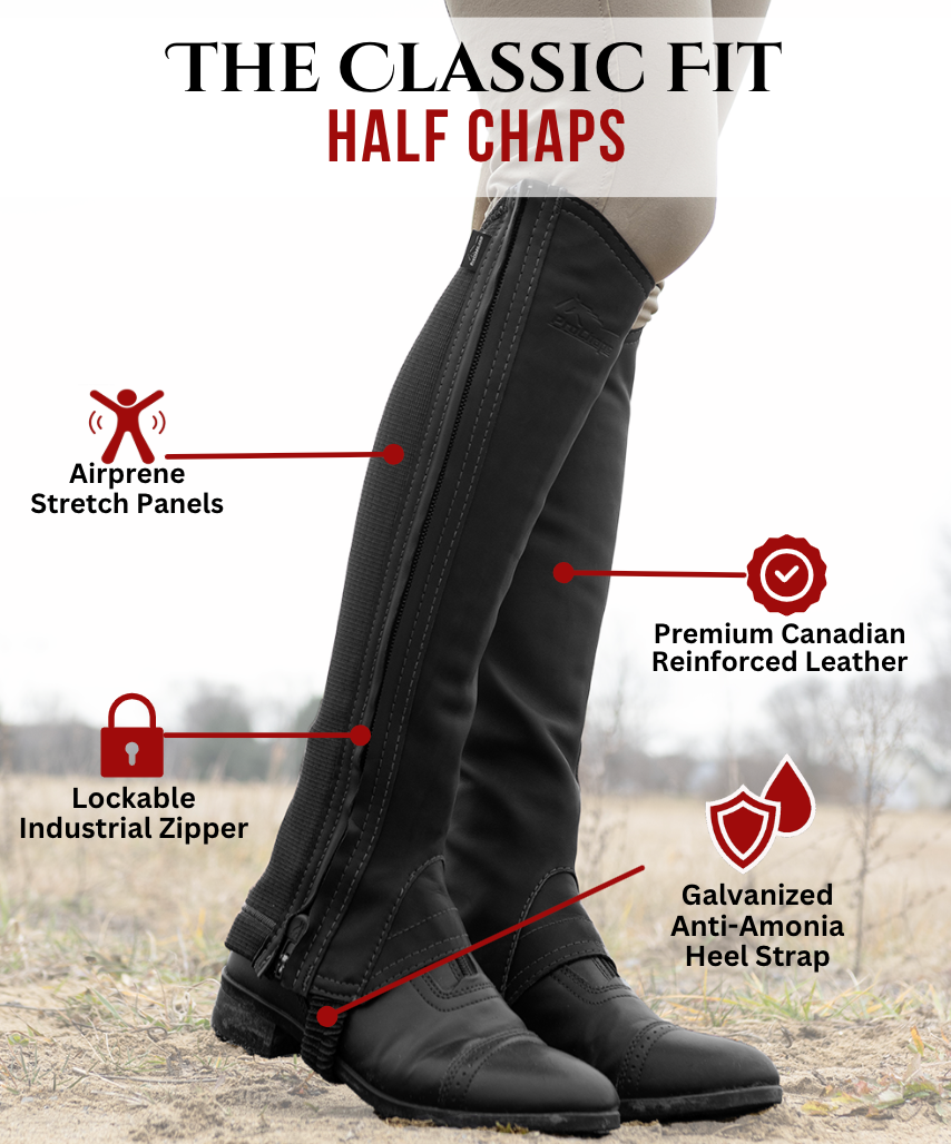 Thumbnail: The Classic Fit Half Chap - Black