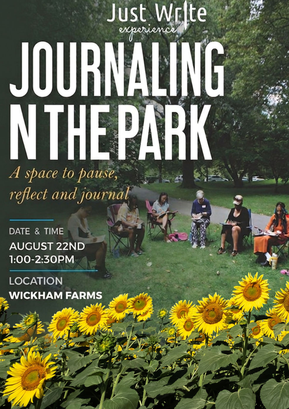 Journaling N the Park- Aug