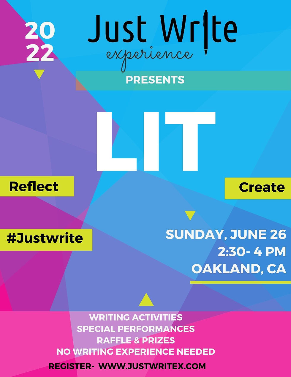 Just Write Experience presents "Lit"