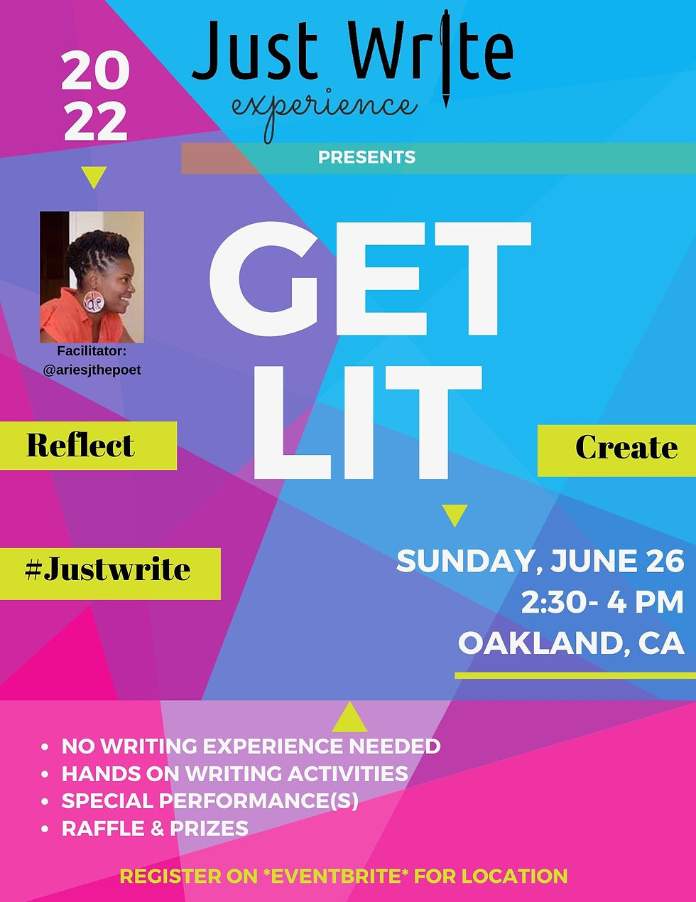 Just Write Experience presents "Get Lit"