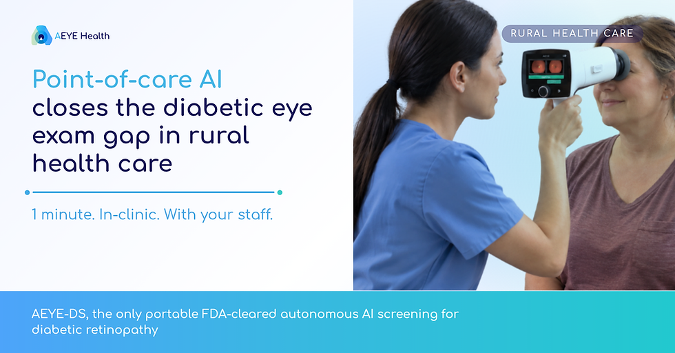 Solving the Diabetic Eye Exam Burden in Rural Health Care