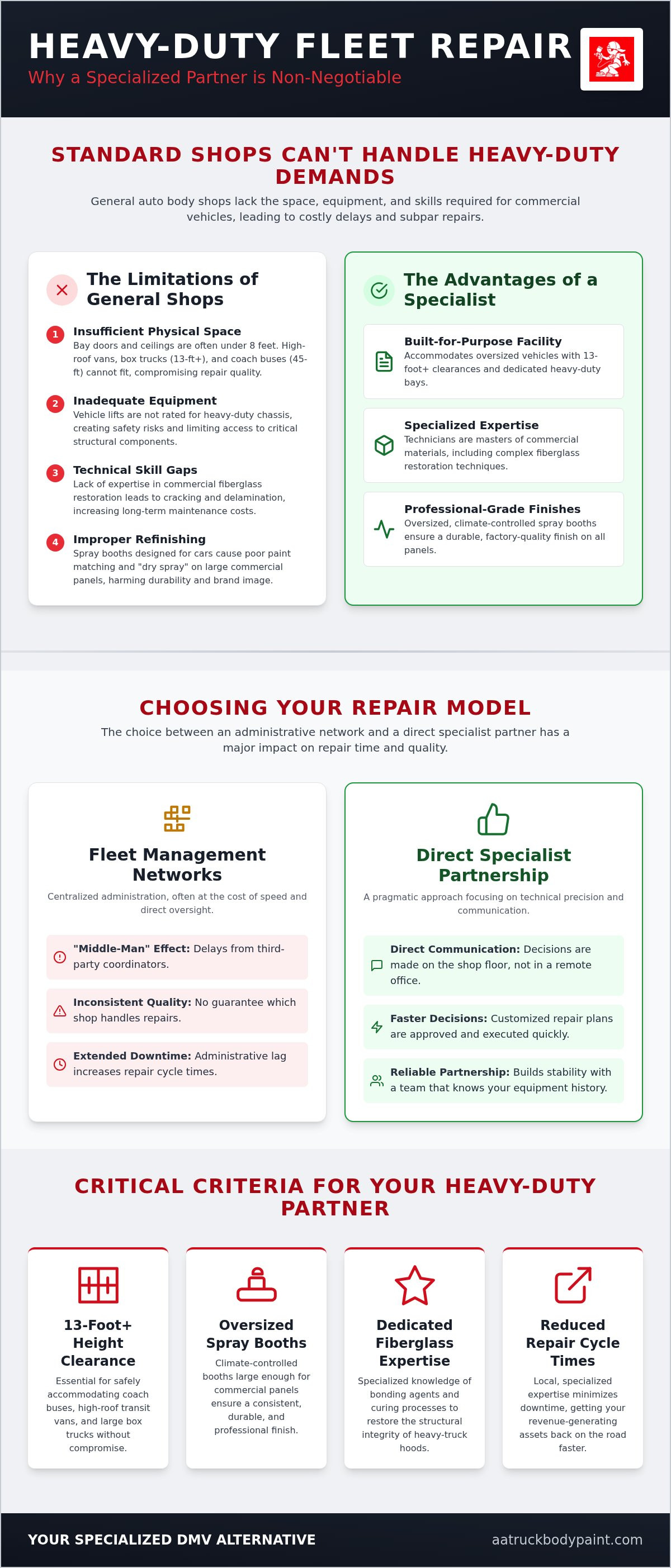 Choosing a fleet collision repair partner