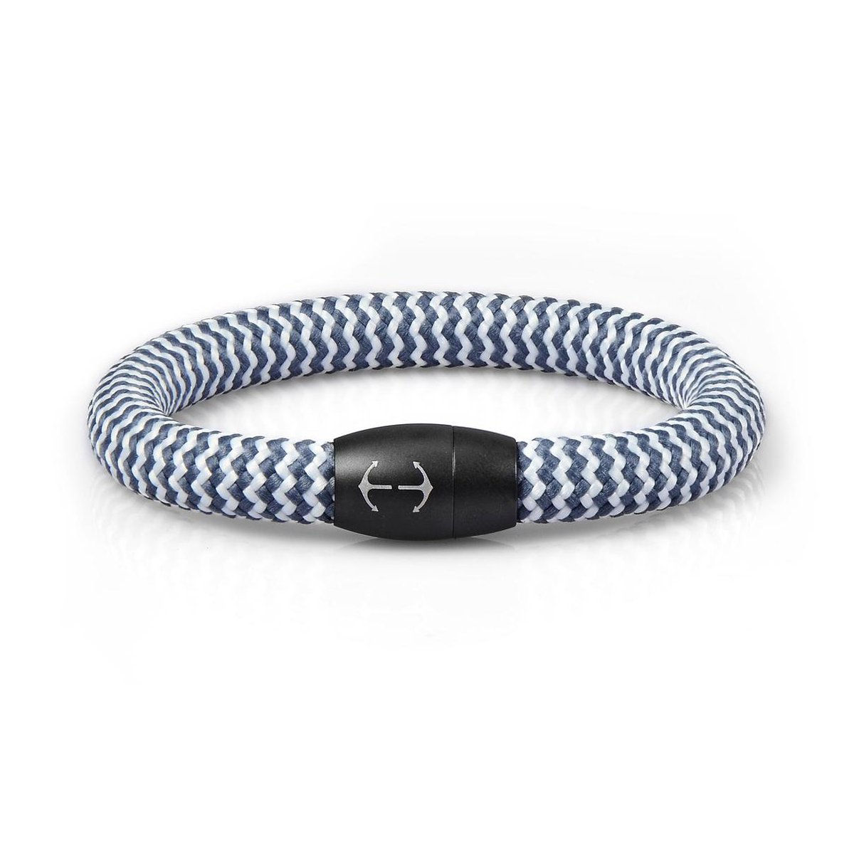 Bracciale in corda Nau Blue - Bianco