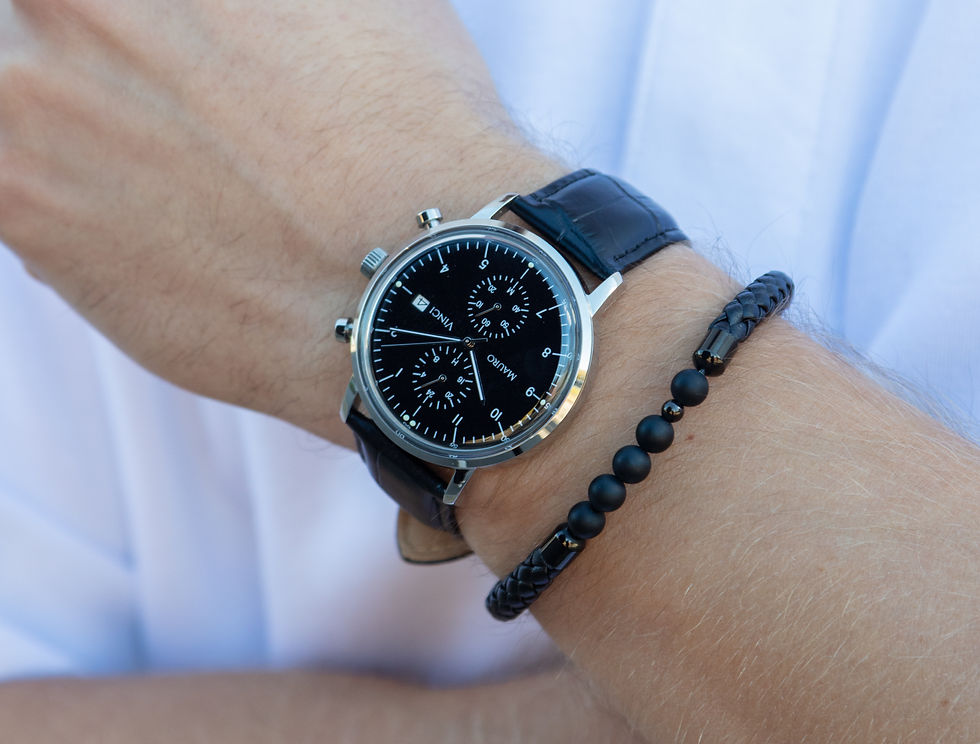 Thumbnail: Watch Chrono Business 420 Gunmetal White