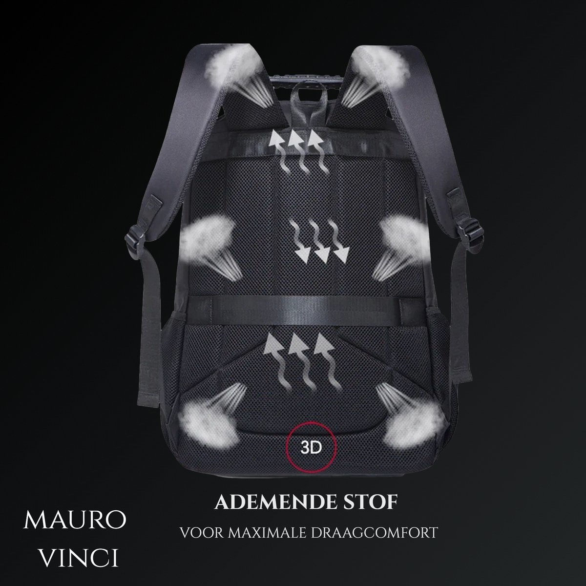 Ruzo Backpack Black 36 liters