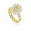 Miniatura: Anel Ball - Ouro e Cristal - Mon Cher